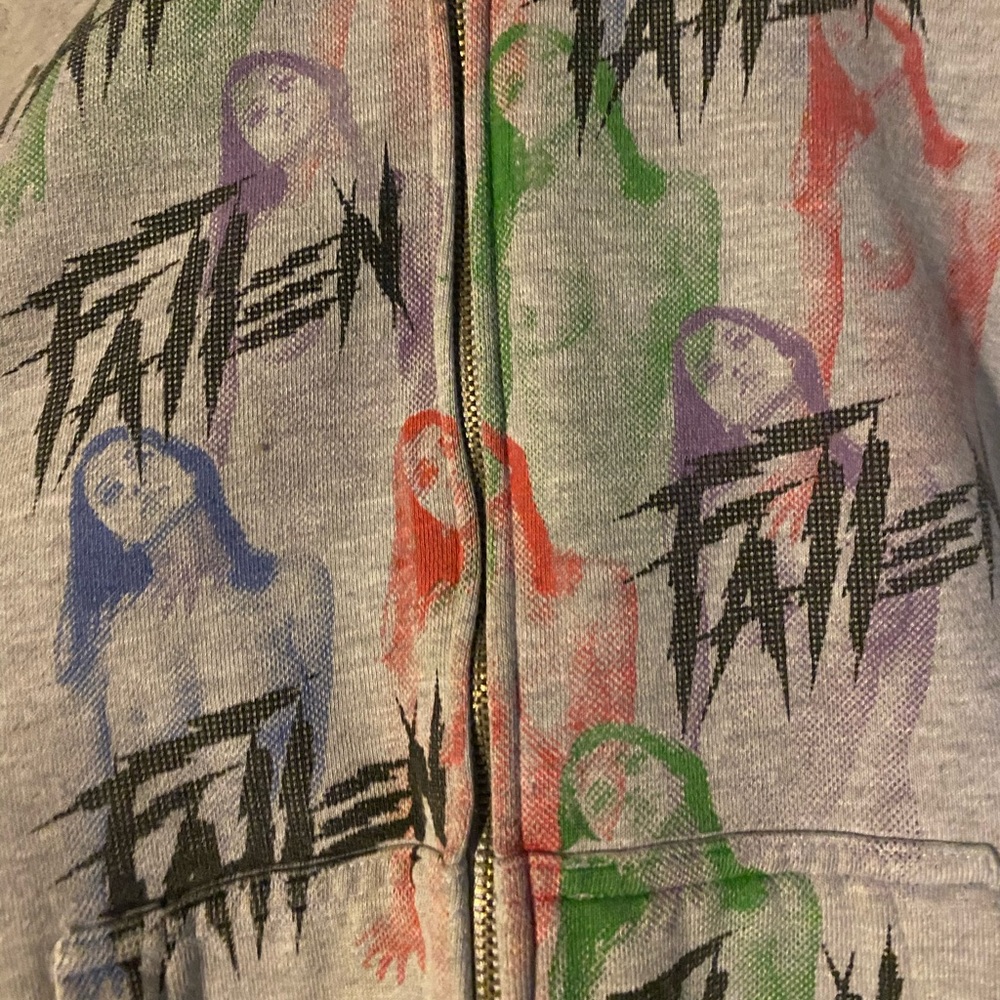 RARE Fallen zip up sweatshirt